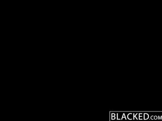 Blacked Blonde Girlfriend Alli Rae Loves Black Cock