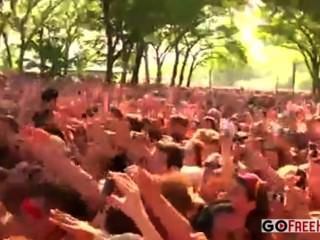 Some Random Chicks Gets Nude On Stage At A Concert