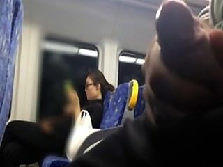 Flash Dick In The Train