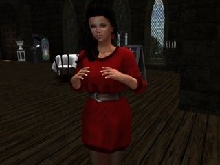 La Belle Aurélie Dupres En Mini Robe Moulante Rouge