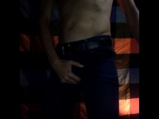 Tight Jeans Wit A Nice Bulge After A Hot Workout, And No Pmo For 12 Weeks:)