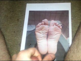 Pinks Feet Cum Tribute