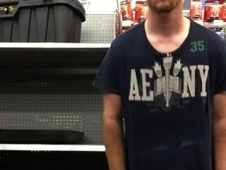 Flashing Dick At Walmart!!