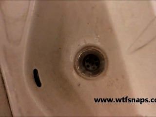 Masturbating In The Sink....or Wait?